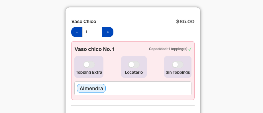 POS - pantalla principal